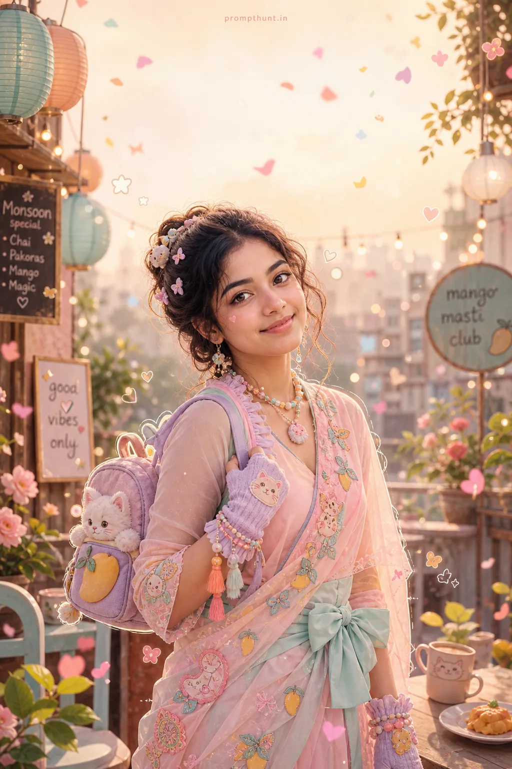 Cute Kawaii Pastel Streetwear for Instagram AI Photo Editing Prompt