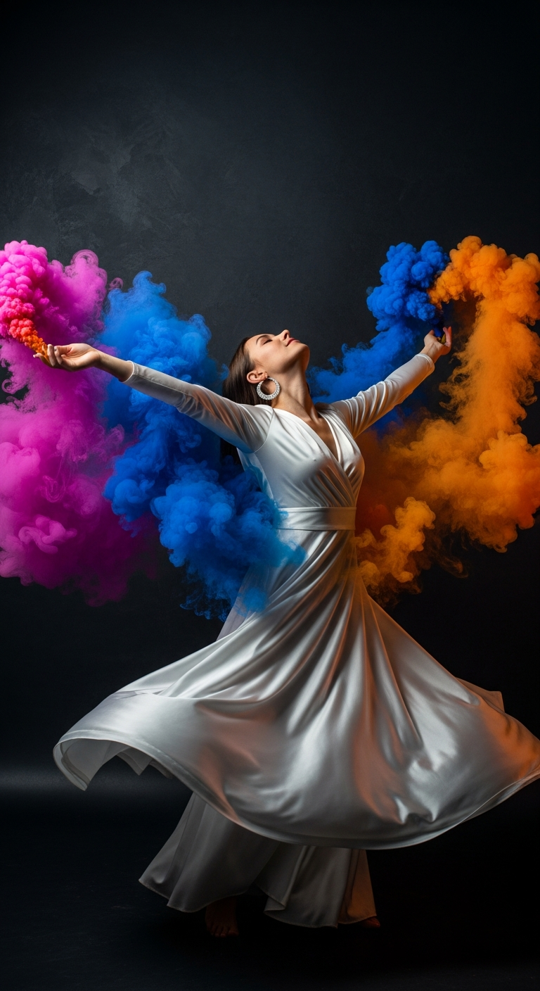 Ecstatic Smoke Bloom Dance