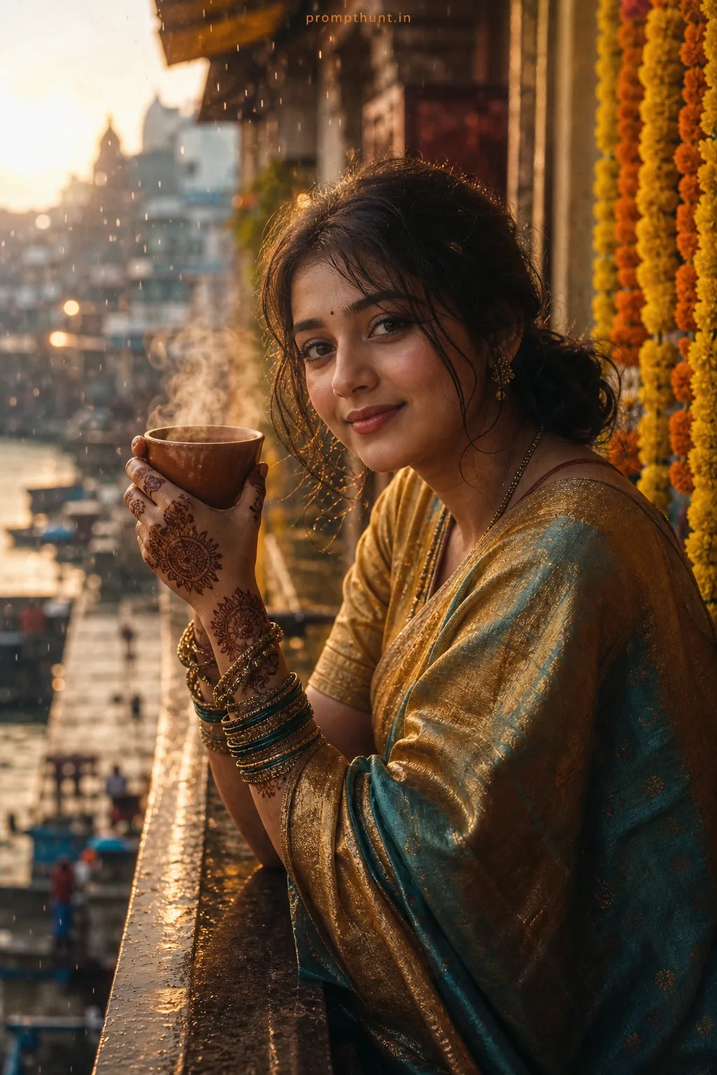 Emotive Indian Moments Cinematic AI Photo Editing Prompt
