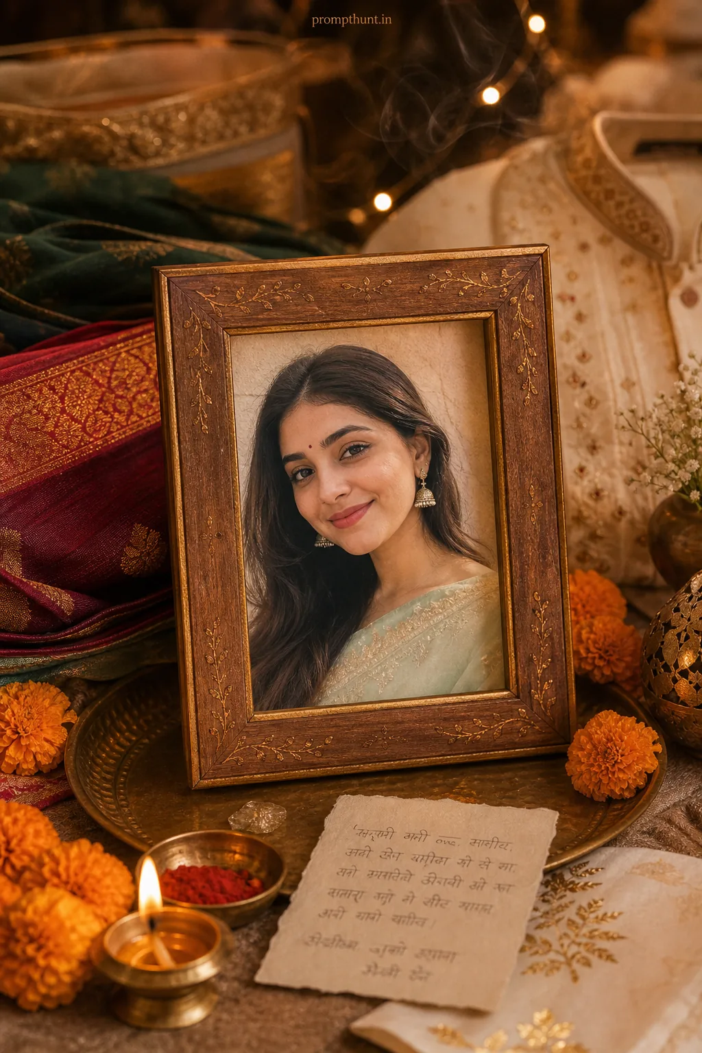Ethnic Keepsake Personalized Gifts AI Photo Editing Prompt