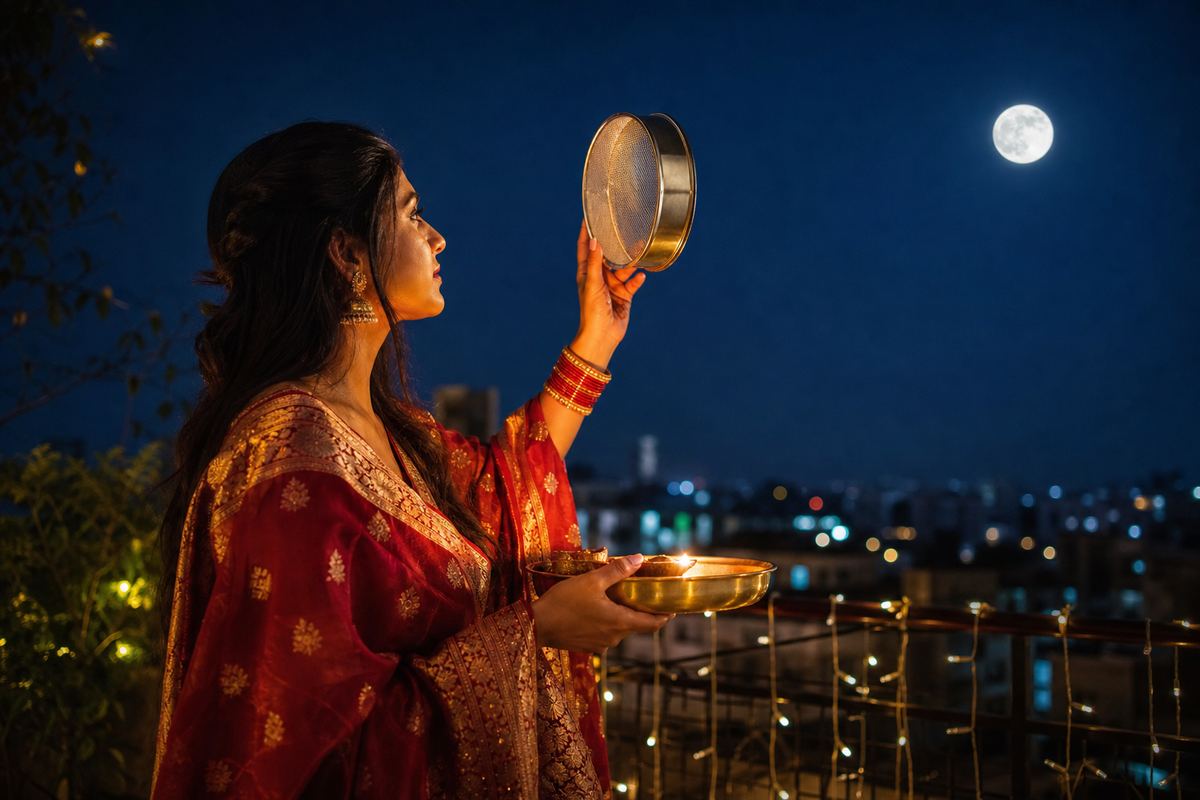 Karwa Chauth Photo Pose Ideas: 5 Poses With AI Prompts