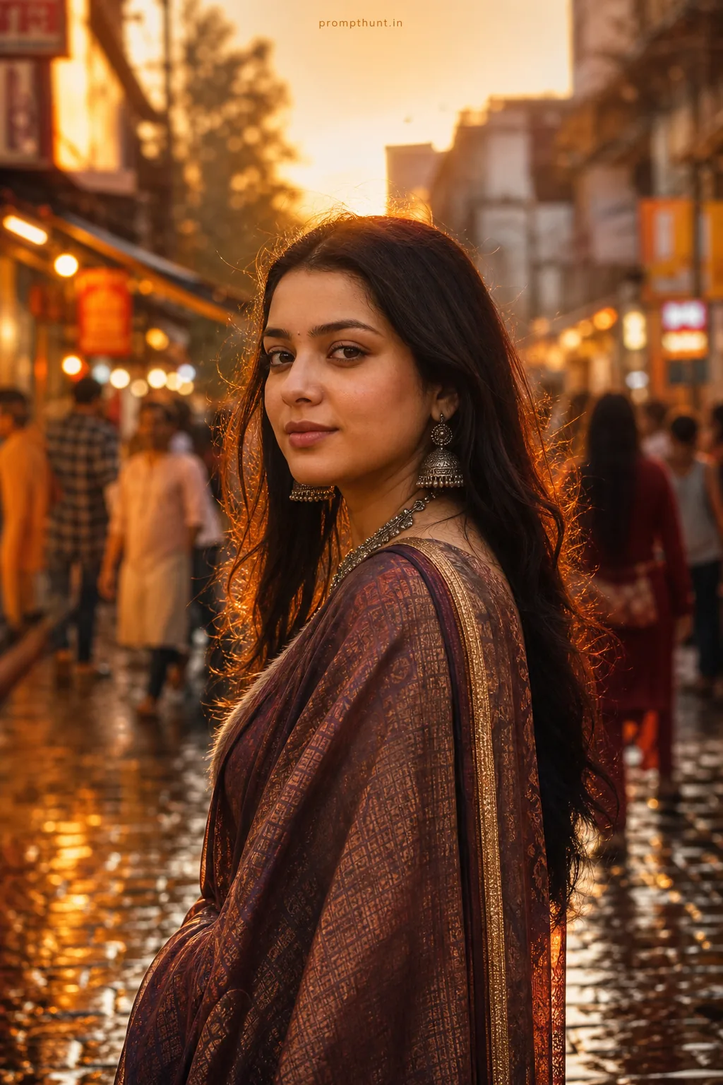 High-Resolution Indian Street Fashion AI Photo Editing Prompt