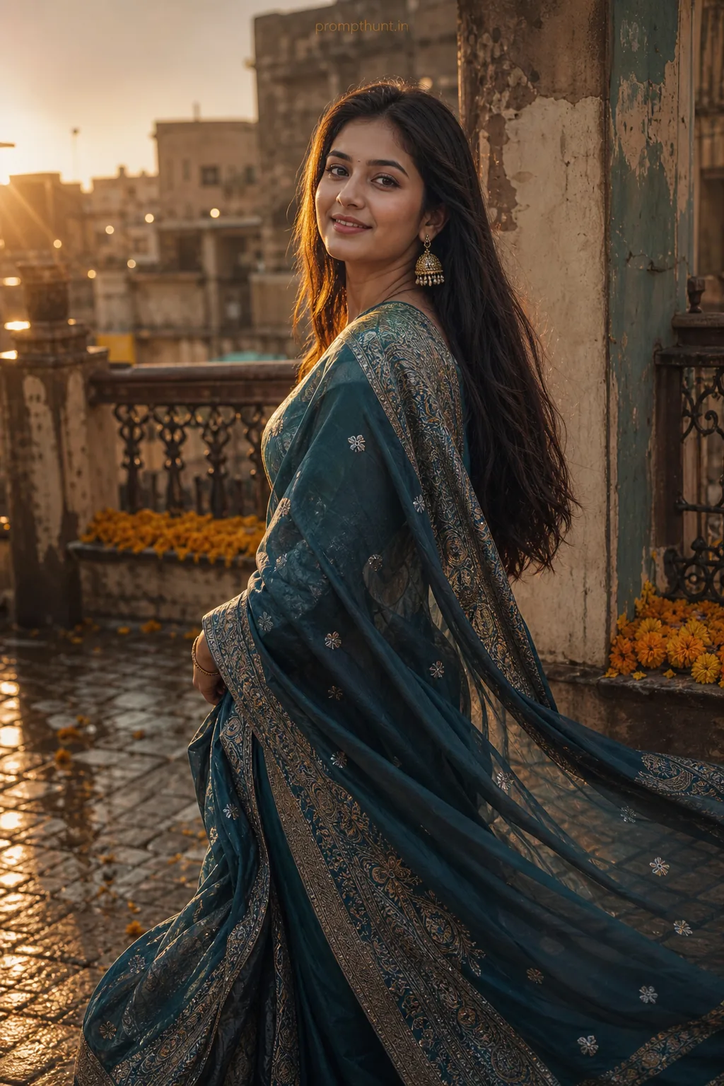 Hyper Realistic Indian Urban Portrait AI Photo Editing Prompt