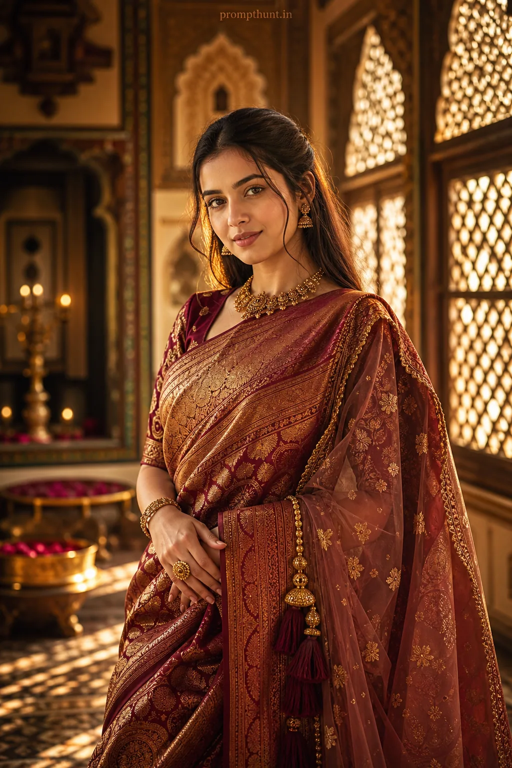 Indian Festive Outfit Transfer AI Photo Editing Prompt