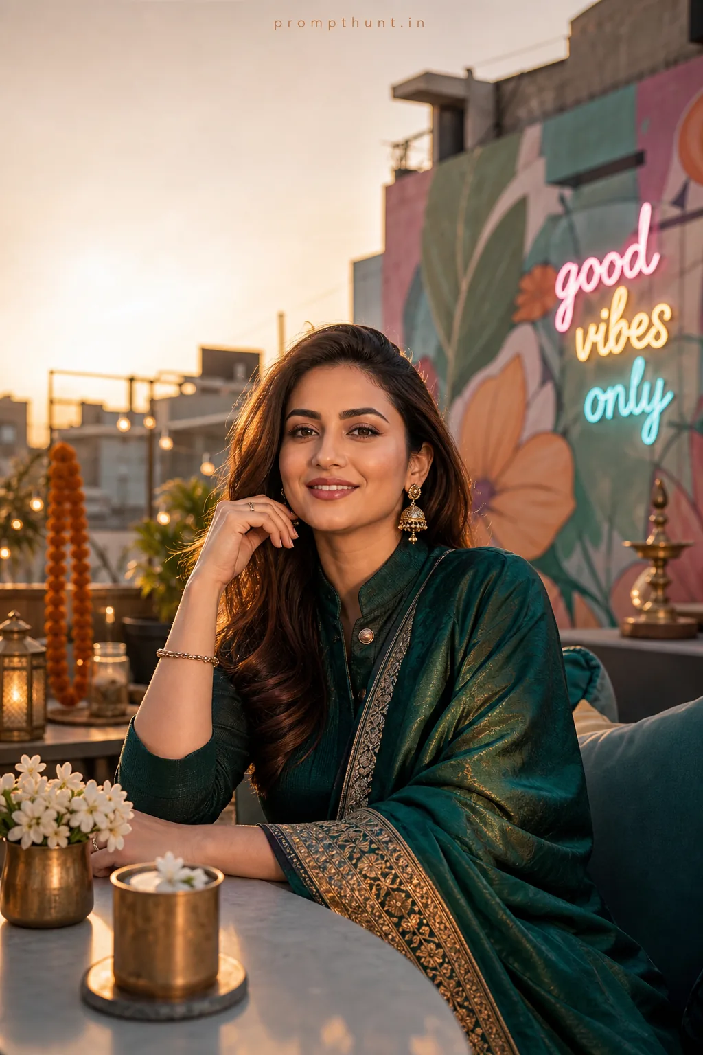 Indian Urban Luxe Branding AI Photo Editing Prompt