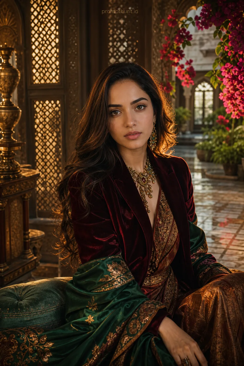 Luxury Indian High-End Portraiture AI Photo Editing Prompt