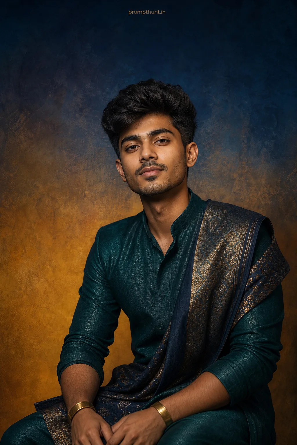 Minimalist High-Fashion Studio Portrait AI Photo Editing Prompt