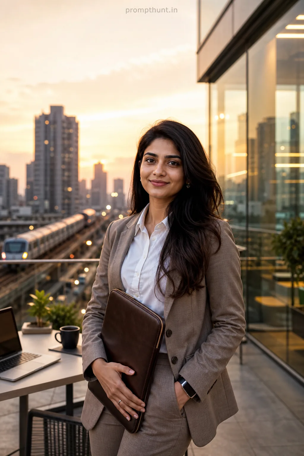 Modern Indian Corporate Lifestyle AI Photo Editing Prompt