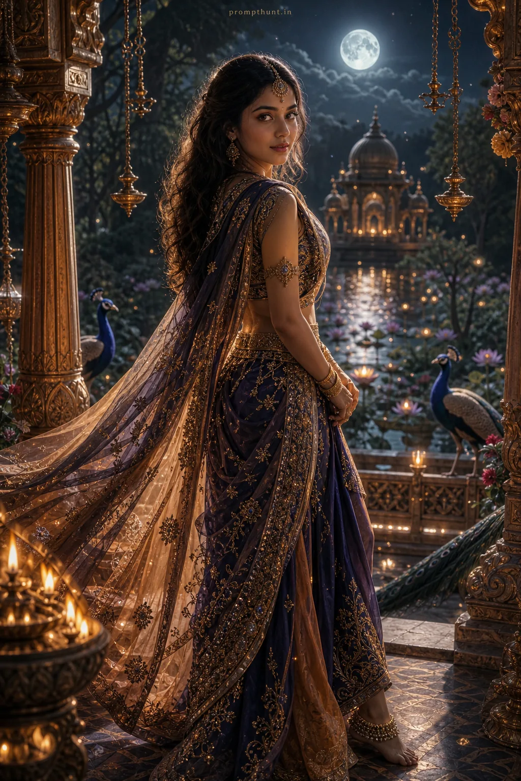 Mythic Indian Fantasy Portrait AI Photo Editing Prompt
