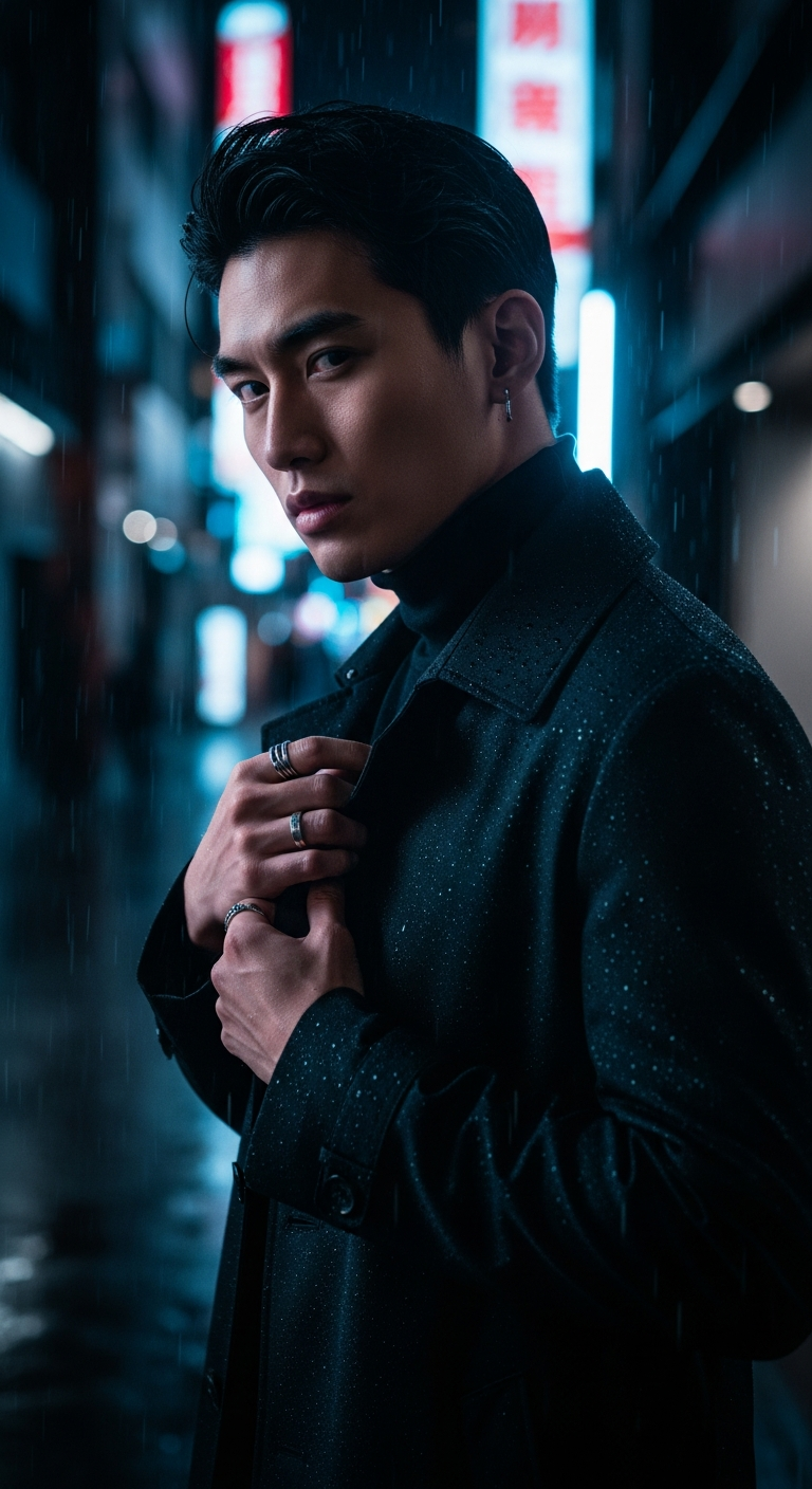Neon Noir Alley | Rain Glimmer