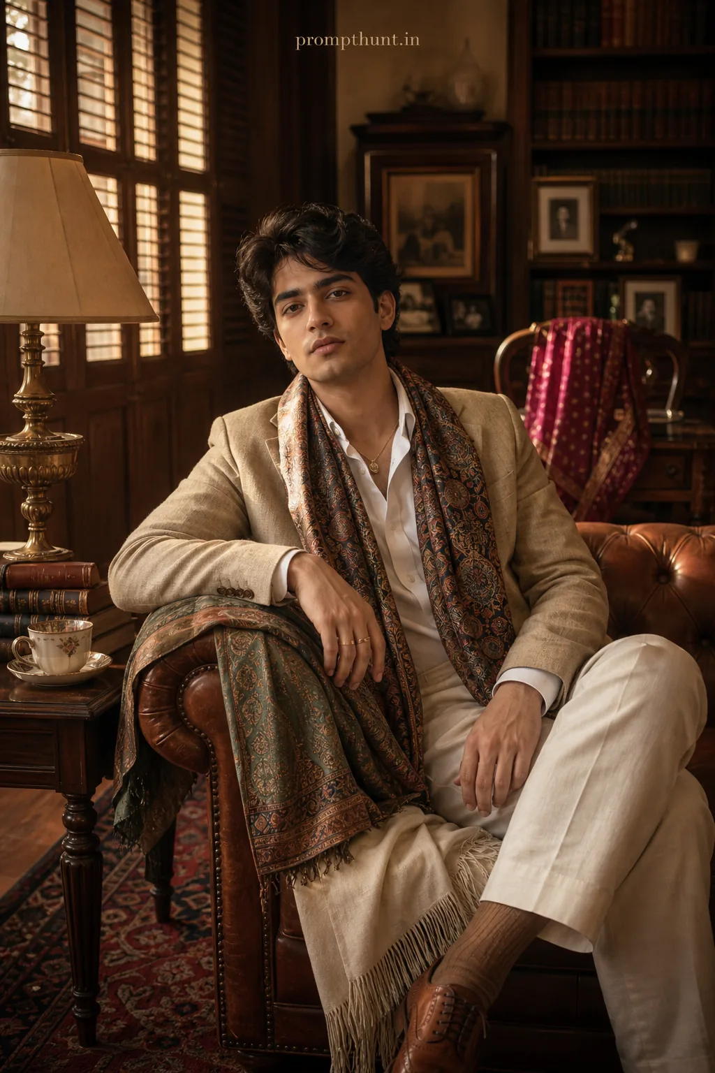 Old Money Aesthetic: Indian Heritage Classic AI Photo Editing Prompt