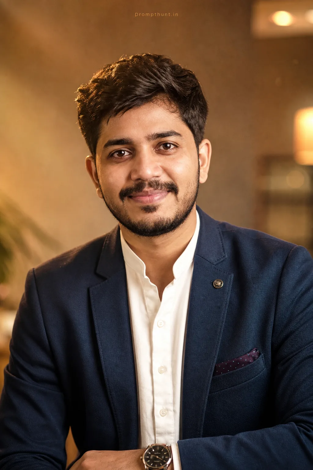 Professional Indian LinkedIn Headshot AI Photo Editing Prompt