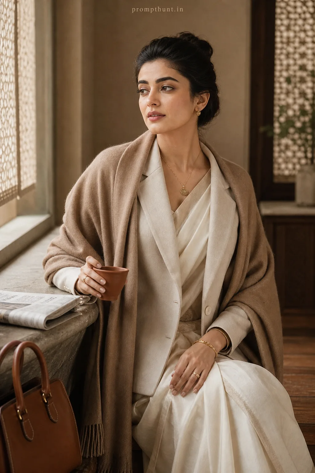 Quiet Luxury Indian Editorial AI Photo Editing Prompt