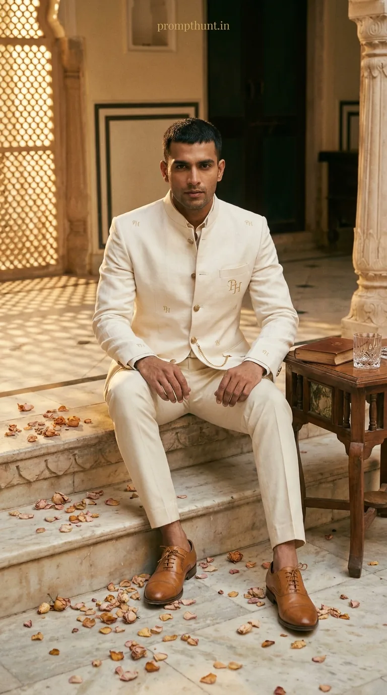 Royal Old Money Elegance India Gemini AI Photo Prompt