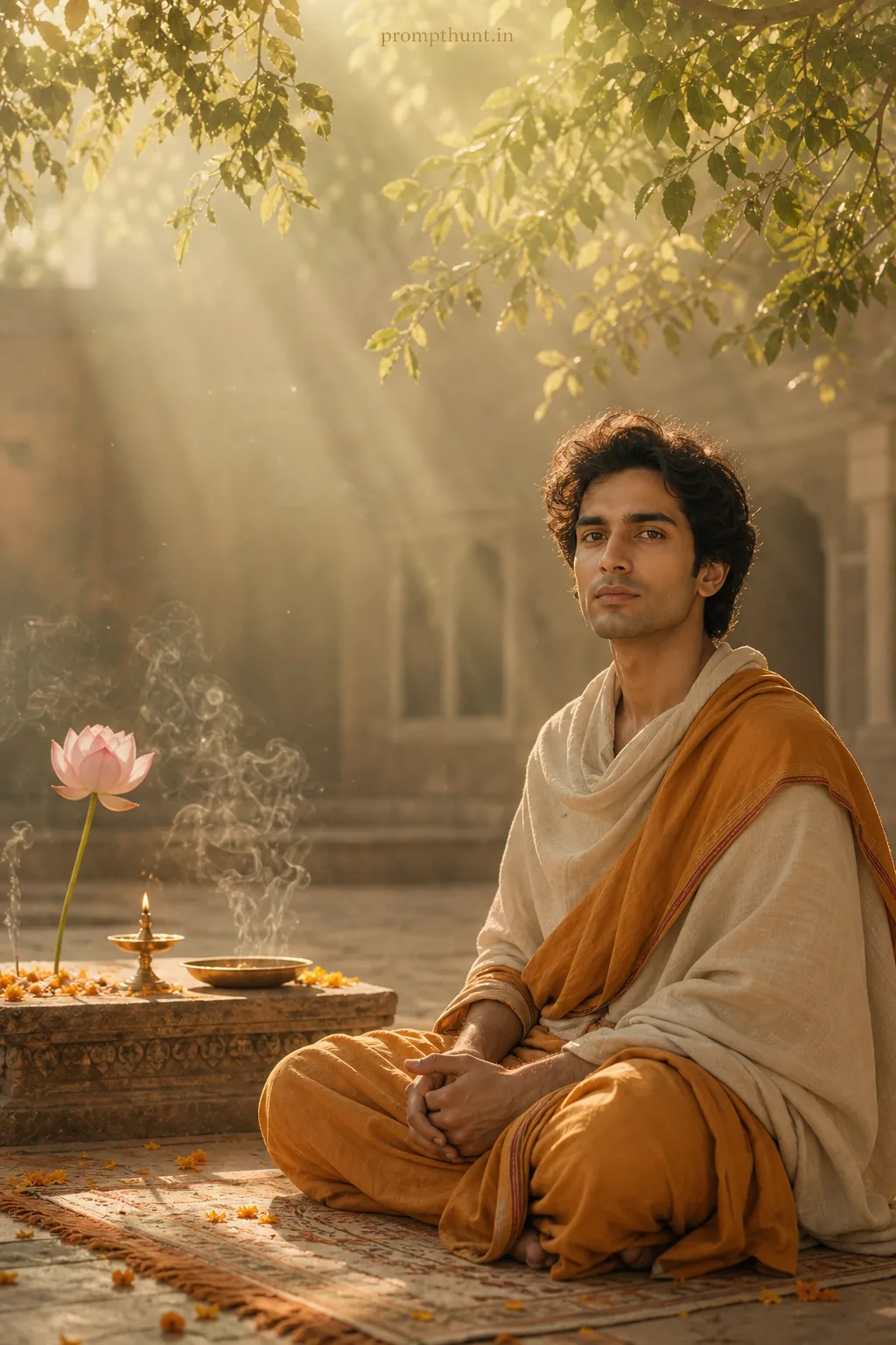 Spirituality and Zen Portrait Aesthetic AI Photo Editing Prompt