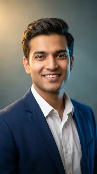 Example result of the glow up your LinkedIn game today AI photo prompt