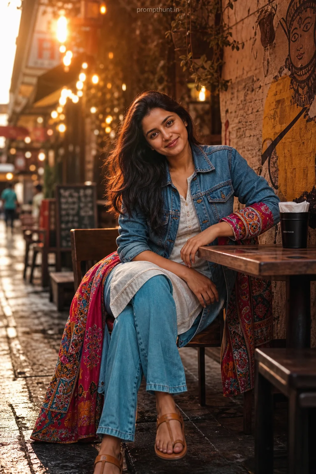Urban Desi Casual Streetwear AI Photo Editing Prompt