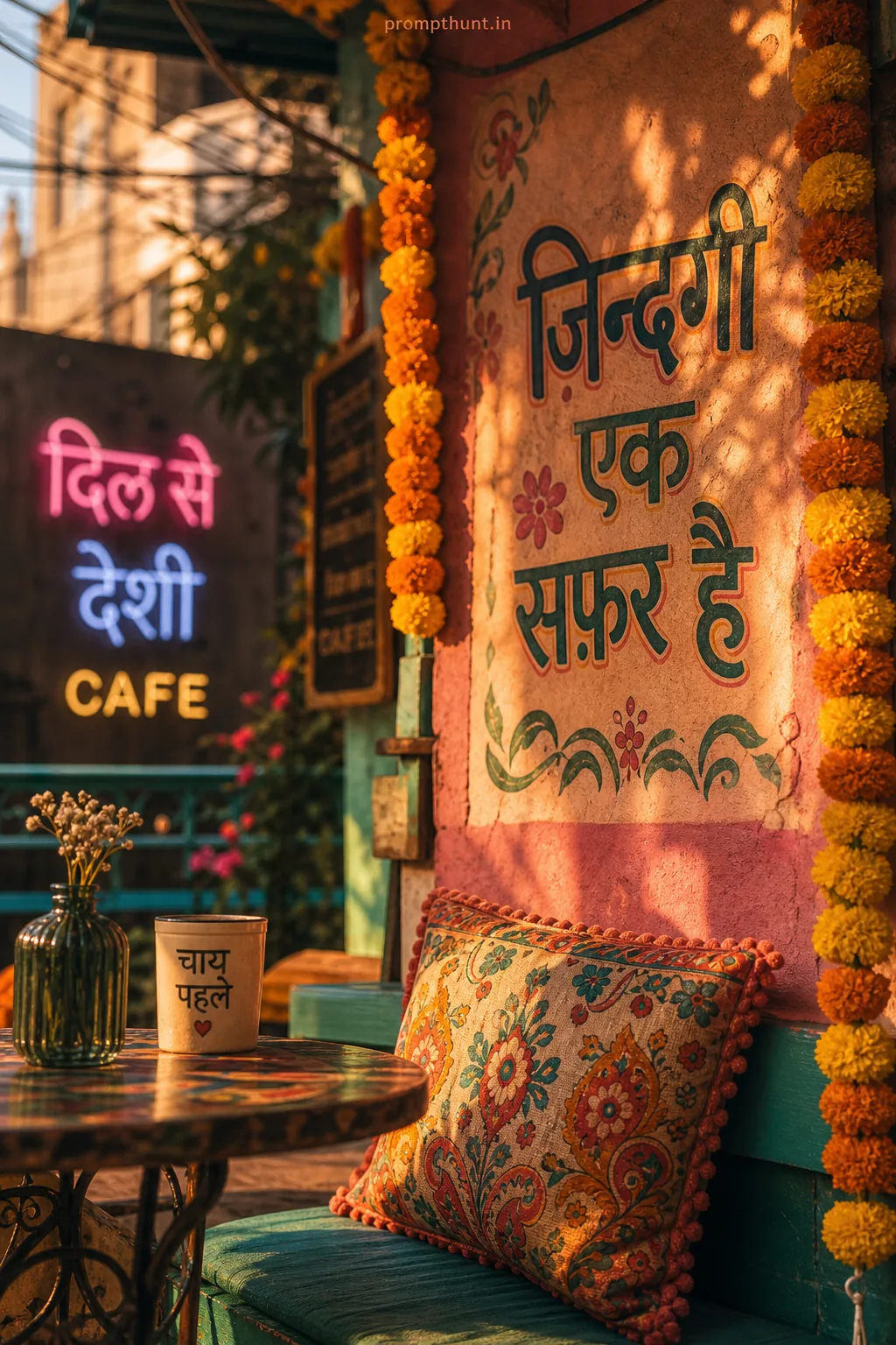 Vibrant Indian Social Media Graphics AI Photo Editing Prompt